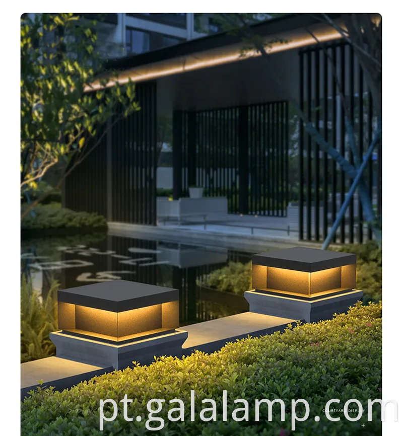 Elegante IP54 Impermeável aço inoxidável LED ILUSTIMENTO AUTO